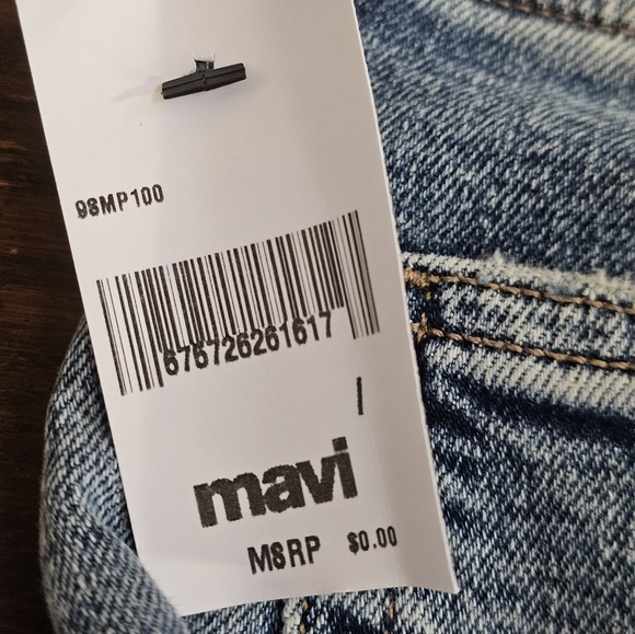Mavi Soho Tapered Leg High Rise | Light Ripped Recycle BlueSize 27/29 - Picture 7 of 15